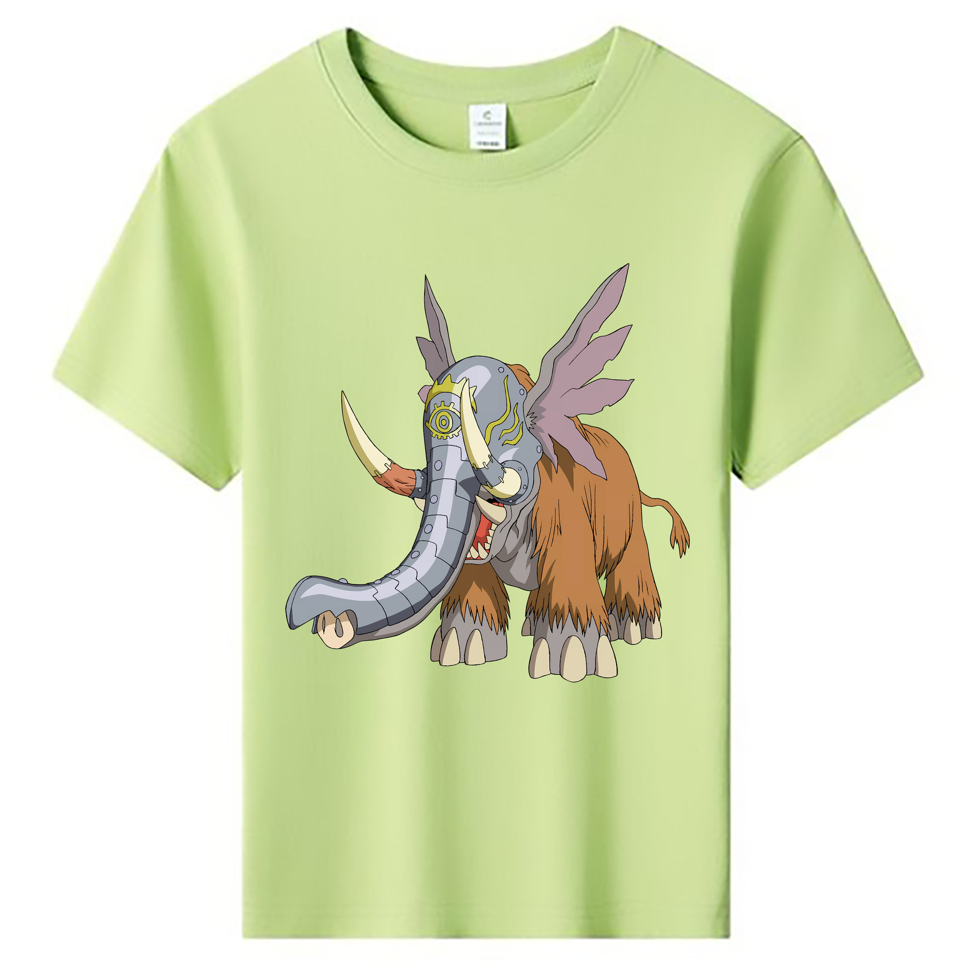 （画像用） Digimon デジタルモンスター/デジモン 綿100％キッズTシャツ（フロントプリント）